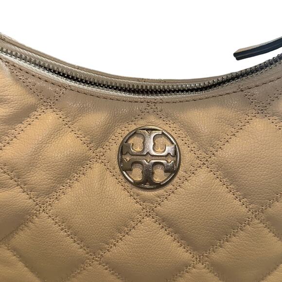 COPY - TORY BURCH NEW CREAM WILLA MINI HOBO - Picture 2 of 7